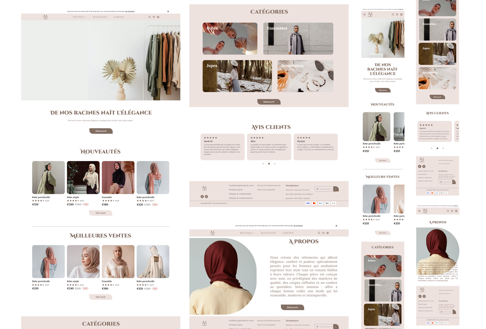 Asmode-collection Boutique en ligne de vêtements pudiques pour femmes, élégants et modernes partie 1